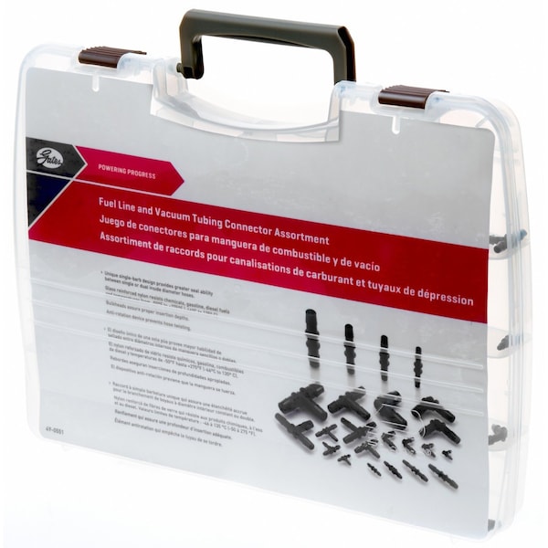 Gates Fuel Hose Connector Assortment, 91174 91174 Zoro